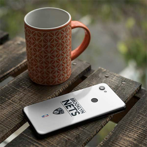 NBA Brooklyn Nets Standard - White Google Pixel 3a XL Skin